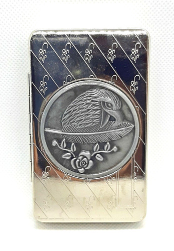 Scatola tabacco nulite argento - scatola,