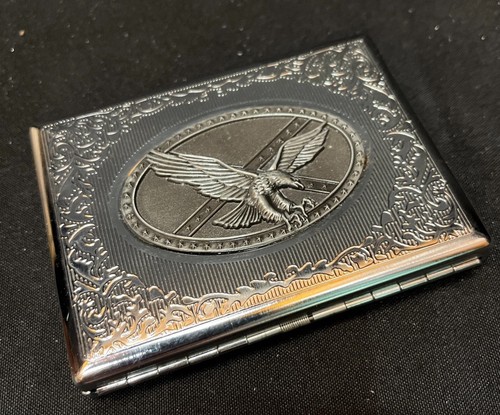 Silver cigarette case - silver,